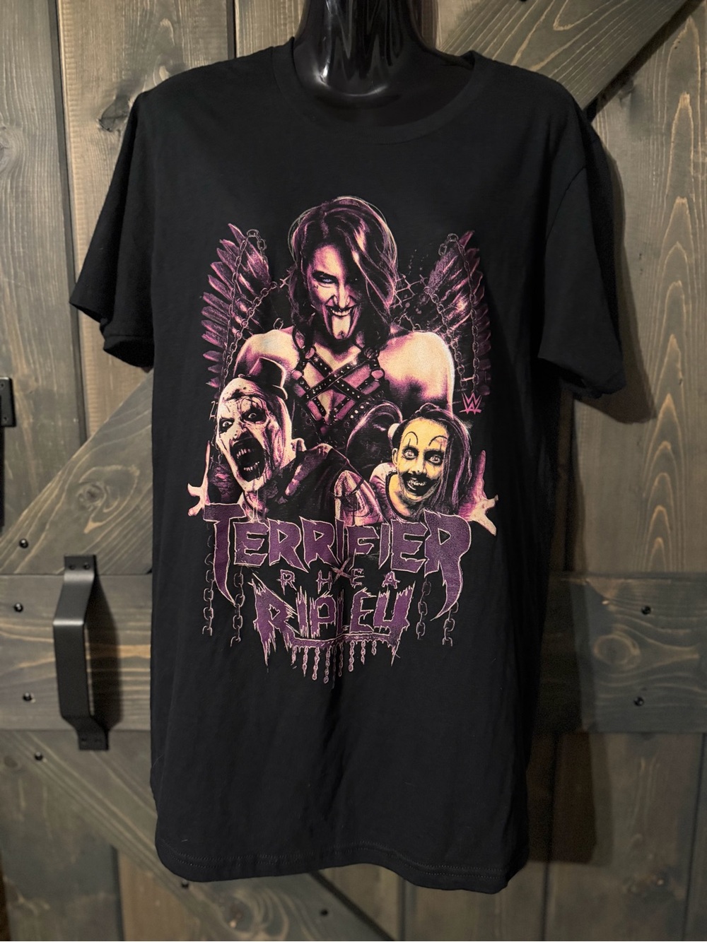 WWE Rhea Ripley x Terrifier graphic t-shirt Medium